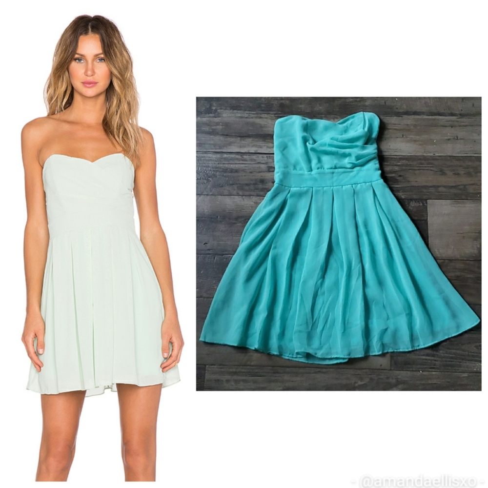 tfnc London Elida Strapless Dress